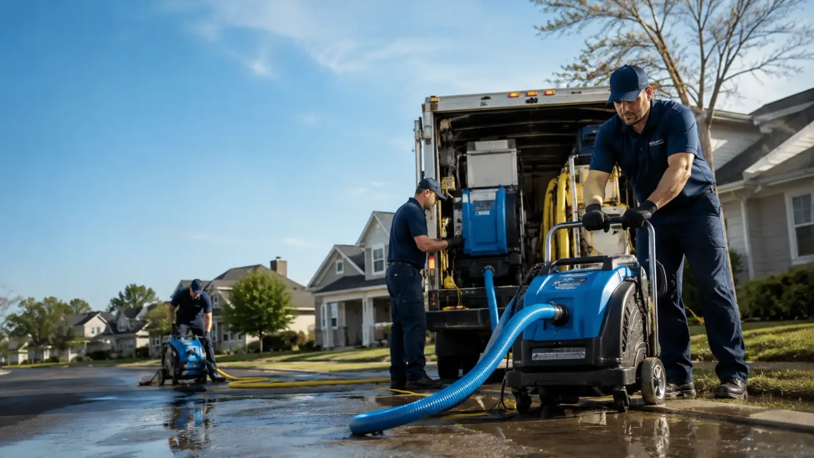Flood Damage Cleanup in Fairview, MI